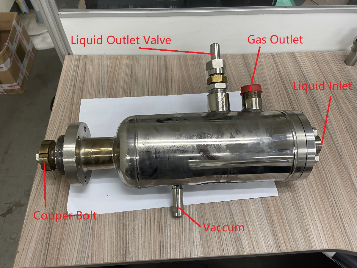 Kepala pompa argon nitrogen oksigen 1-cair